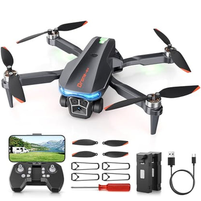 Drone with Camera for Adults, Brushless RC Quadcopter, 2 Batteries