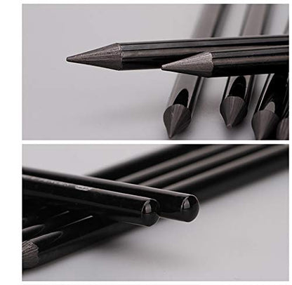 YYMIYU Full Graphite Pencils set 6 Piece.HB/2B/4B/6B/8B/EE (lead pencil) - style: suit