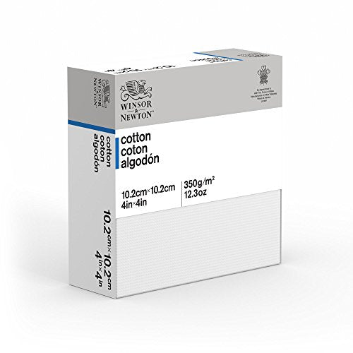 Winsor & Newton Classic Cotton Canvas, 4" x 4" Deep Edge - size: 4" x 4", style: Cotton Deep Edge