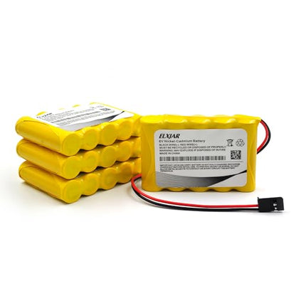 (4-Pack) 6V 800mAh Ni-Cd Receiver Battery for Hitec Futaba JR - color: (4-Pack) 6V 800mAh AA