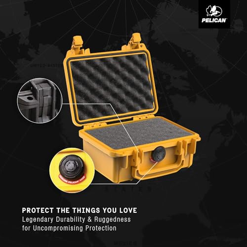 Pelican 1120 Case With Foam (Yellow) - color: Yellow, style: With Foam