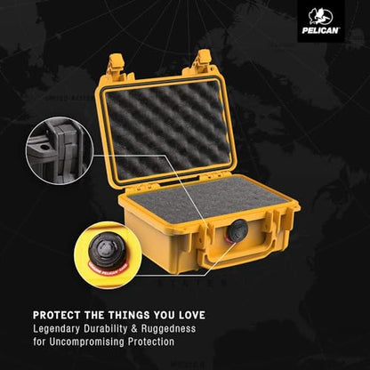 Pelican 1120 Case With Foam (Yellow) - color: Yellow, style: With Foam