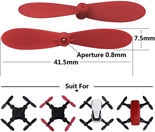 24PCS Propeller for HS190 901HS 901S 901H X300C LF606 SG800 E61HW S9 Mini Quadcopter Remote Control Drone Accessory