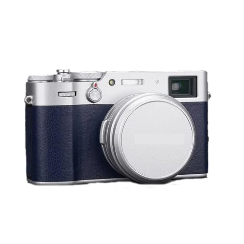 Anti-Scratch Camera Cover Skin Sticker for Fujifilm X100V Protector Vinyl Film Skin Protective Decoration(Leather Blue) - color: Leather Blue