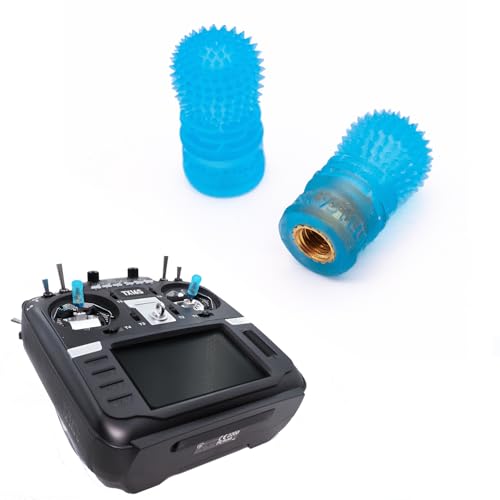 SoloGood RC Transmitter Stick Ends FPV Controller Replacement Joystick M4 for RadioMaster TX16S Boxer Remote Controller (V3 Blue) - color: V3 Blue