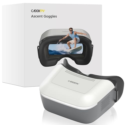 CADDXFPV Walksnail Ascent HD Digital FPV Goggles – 1080P/60FPS, 58°FOV