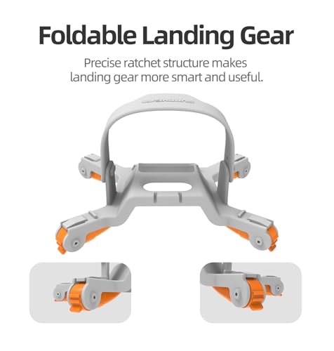 BTG Spider Landing Gear for DJI Flip Drone Accessories Landing Legs Extension (Grey)
