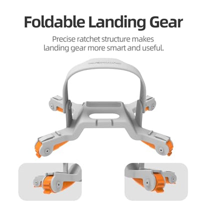 BTG Spider Landing Gear for DJI Flip Drone Accessories Landing Legs Extension (Grey)
