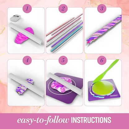 Craft 'n Clay - Jewelry Dish Making Kit for Kids 8-14 Years - DIY Crafts