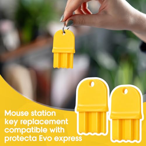 2 Pack Key Compatible with Protecta Evo Express,Bright Yellow - color: Bright Yellow