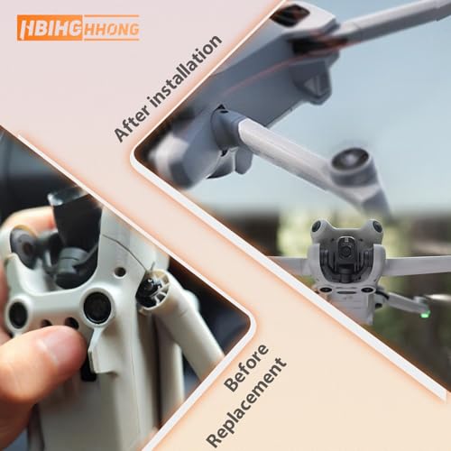Front Arm Axis Replacement for DJI mini 4 pro/Mini 3 Front Arm Hinges Arm Shaft for DJI mini 4 Pro Drone Accessories Parts with Repair Tools