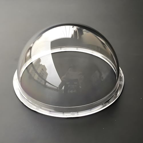 4 Inch Polycarbonate Clear CCTV Security Camera Dome Cover Round Camera Lens Transparent Plastic Cap, Decoration Display Cover, Replacement Dome Cover Outer Diameter 100mm