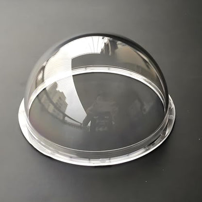 4 Inch Polycarbonate Clear CCTV Security Camera Dome Cover Round Camera Lens Transparent Plastic Cap, Decoration Display Cover, Replacement Dome Cover Outer Diameter 100mm