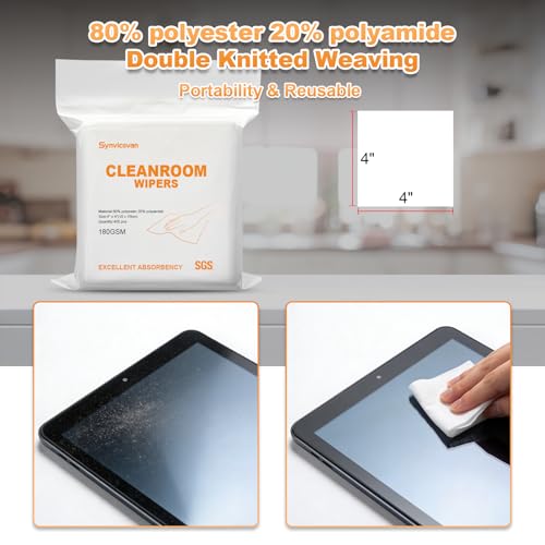 Microfiber Cloths 4"x4"(400 Pcs,180GSM) - size: 4"×4"（Pack of 400）