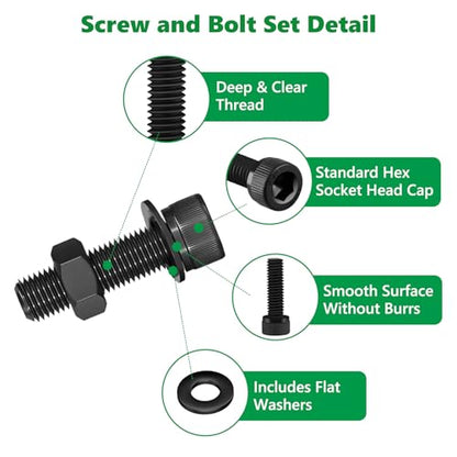 781PCS M3 Screw Assortment Kit, 12.9 Alloy Steel Hex Socket Cap Bolts - size: M3 781pcs 3