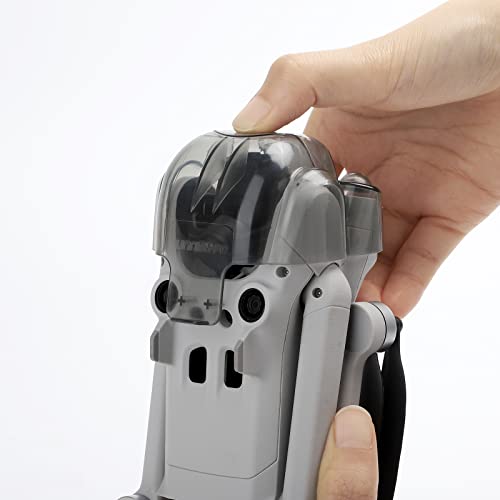Lens Protective Cover for DJI Mini 3 Pro ABS Plastic Transparent Black Dustproof Gimbal Camera Lens Hood Cap Drone Accessories