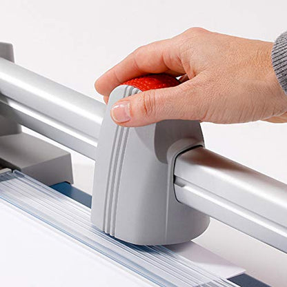 Dahle 446 Premium Rotary Trimmer, 36" Cut Length, 25 Sheet Capacity, Self-Sharpening, Automatic Clamp, German Engineered Paper Cutter - size: 36" Cut Length