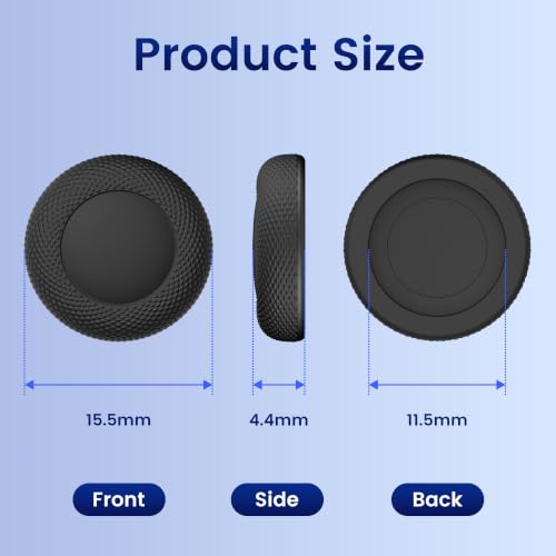 12 Pack Replacement Joystick Caps Thumb Grips for Nintendo Switch/OLED/Lite, Anti-Slip TPU Diamond Texture Analog Stick Covers for JoyCon Controller Repair Kit Accessories