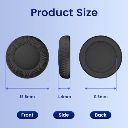 12 Pack Replacement Joystick Caps Thumb Grips for Nintendo Switch/OLED/Lite, Anti-Slip TPU Diamond Texture Analog Stick Covers for JoyCon Controller Repair Kit Accessories