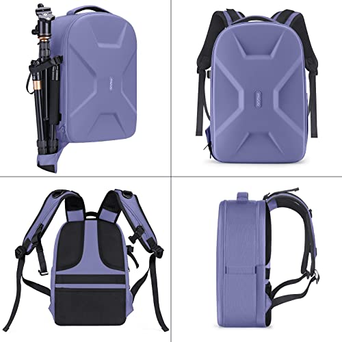 MOSISO Camera Backpack, DSLR/SLR/Mirrorless Photography Camera Bag - color: Lavender Gray