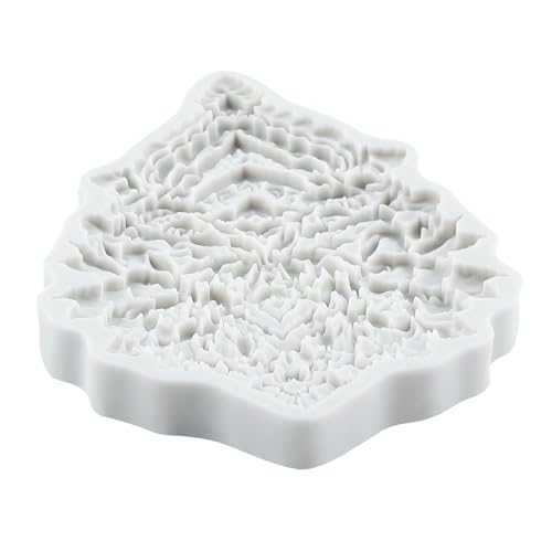 Baroque Relief Flower Polymer Clay Mold Baroque Silicone Molds - color: Style C