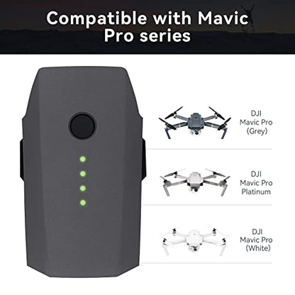 KUWATA Intelligent Flight Battery for DJI Mavic Pro, DJI Mavic Pro Platinum, 3830mAh, 2-Pack, Camera Drone Extended Battery - size: Battery × 2