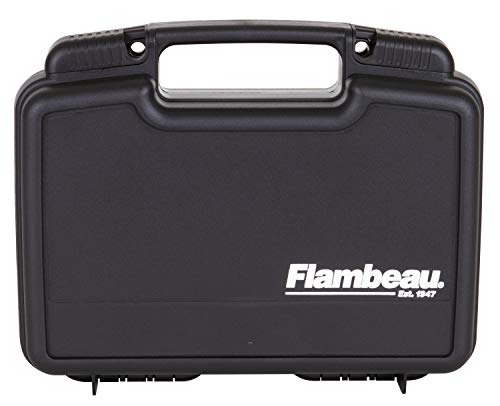 Flambeau Outdoors Safe Shot 10.5in Pistol Pack Case, Foam, Lockable, Black