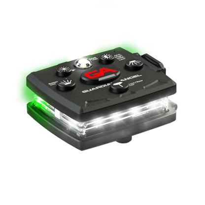 Guardian Angel Micro Safety Light - White Front & Green Rear - color: White/Green