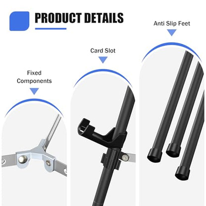 Easel Stand for Sign,63" Portable Metal Easel Stand for Wedding Sign,Adjustable Folding Art Easel for Display with Portable Bag(Black,2 Pack) - style: 2 pack