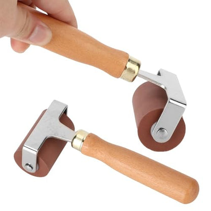 Anu Limen Soft Rubber Brayer High-Elasticity Roller for Printmaking, Scrapbooking & Art Crafts, Even Ink Application, Non-Slip Handle(5cm) - size: 5cm
