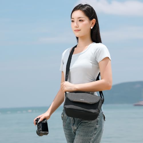 ULANZI 4L Camera Bag, SLR/DSLR Camera Case Professional Crossbody Small Bag - size: Black 3-4 L