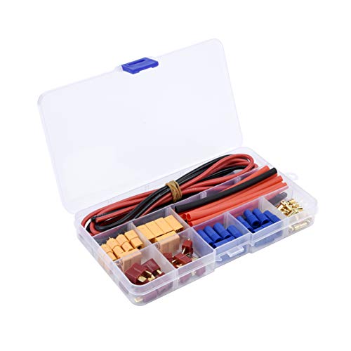 T-Plug EC3 XT60 Male Female Connector Adapters, 52PCS