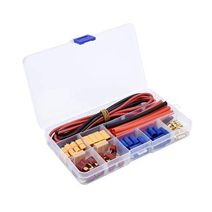 T-Plug EC3 XT60 Male Female Connector Adapters, 52PCS