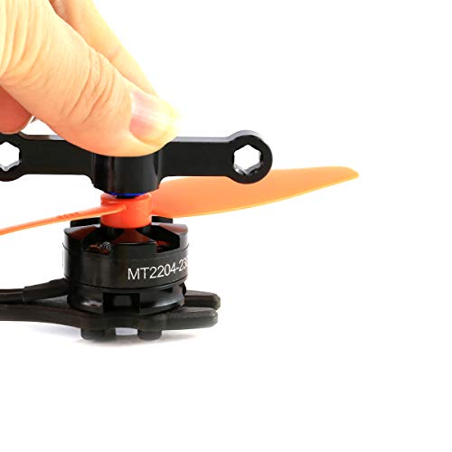 20Pcs M5 Motor Screw Props Nut Flange Nut Propeller Adapter Quick Release Wrench Tool CW CCW for RC FPV Racing Drone 2204 2205 2306 Motor