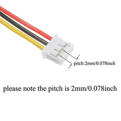 20 Sets Mini Micro Jst 2.0 Ph 3 Pin Connector Plug Male With 150mm Cable & Female by daier - size: 40 Piece Set