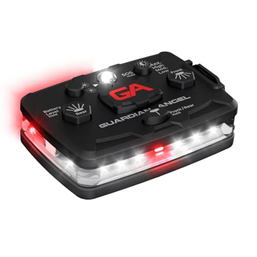 Guardian Angel Elite Safety Light - White Front & White/Red Rear - color: White/White/Red, size: 1-Pack