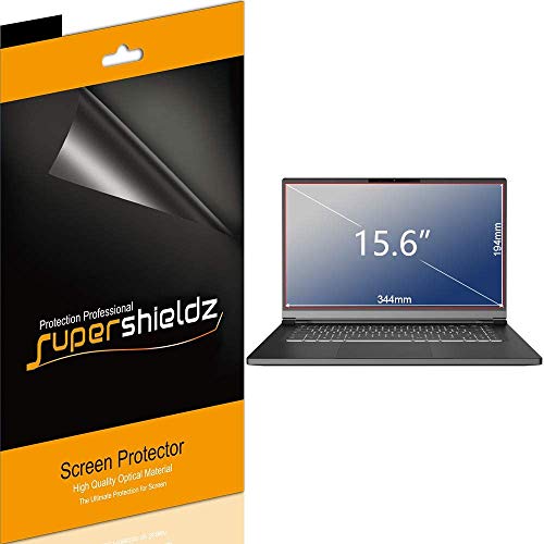Supershieldz (3 Pack) Designed for Universal 15.6 inch with 16:9 Aspect Ratio Laptop Screen Protector, (344mm x 194mm) Anti Glare and Anti Fingerprint (Matte) Shield