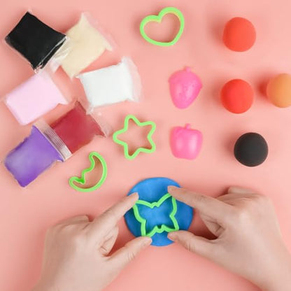 Ainiv Air Dry Clay Kit, 84 Colors DIY Model Magic Clay for Kids - color: 84 Colors