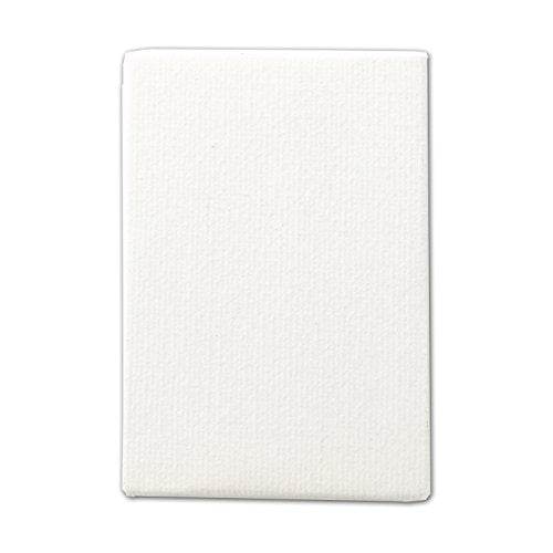 LWR CRAFTS Mini Stretched Canvas 2" X 3" Pack of 12 - size: 2"x3"x12
