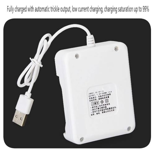 1 Pcs USB Battery Charger AA AAA Rechargeable Batteries Charger 4 Slot USB Plug Fast Battery Charging for AA AAA