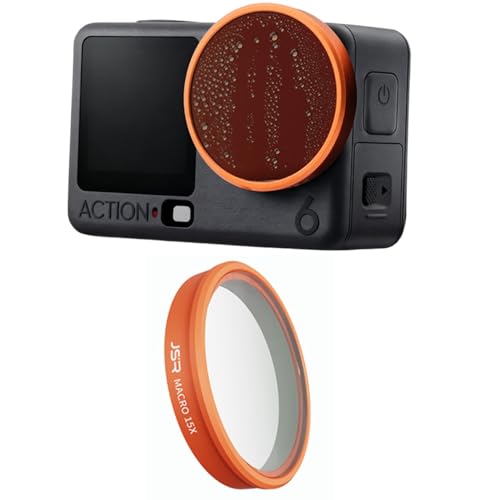 Coyktonty Osmo Action 6 Filter,Lens Filter Set for DJI Osmo Action 6 Camera,Waterproof, Oil-Resistant, Easy to Install (15X Filter) - color: 15X Filter