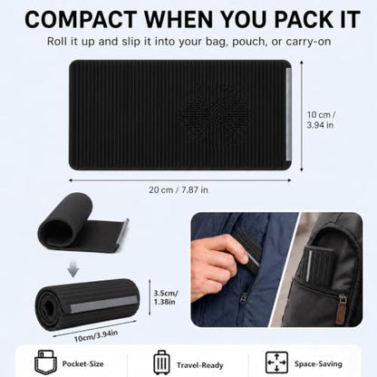 Foldable Silicone Aluminum Phone Holder, Folded into Any Shape - color: Black-1PCS