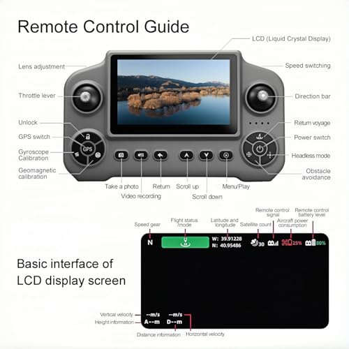 GPS Drone with 4K Camera for Adults, Obstacle Avoidance, Under 249g