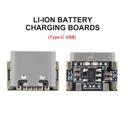 UMLIFE 10PCS Mini Lithium Battery Charging Board Module 3.7V 4.2V 18650 Lithium Battery Charger Protection Board with Type-C Interface