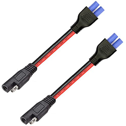 EC5 Female to SAE Connector,10AWG Power Adapter Cable - size: SAE-EC5-0.5FT
