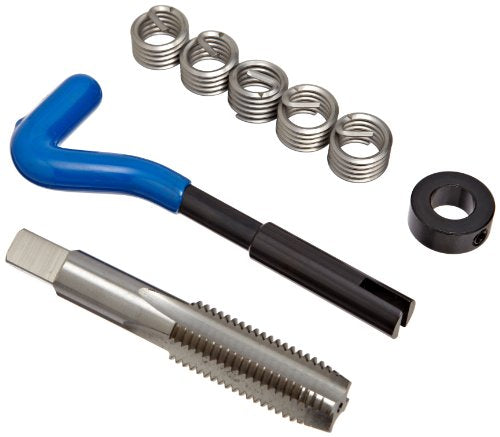 E-Z Lok EK21410 Helical Threaded Insert Kit, 304 Stainless Steel, 5/8"-11 Thread Size, 0.625" Installed Length (Pack of 5) - size: 5/8"-11 Thread Size, 0.625" Installed Length, style: Pack of 5