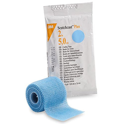 3M™ Scotchcast™ Plus Casting Tape 82002L - color: Light Blue, size: 2" x 4 yard