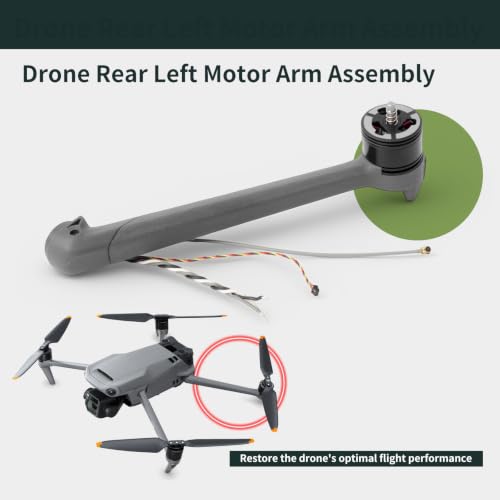 Drone Motor Arm Assembly Rear Left Compatible with DJI Mavic 3 Series Robotic Arm Replacement for DJI Mavic 3 Cine/Classic Drone Spare Parts - color: Mavic3 Rear Left Drone Motor Arm