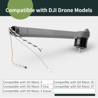 Drone Motor Arm Assembly Rear Left Compatible with DJI Mavic 3 Series Robotic Arm Replacement for DJI Mavic 3 Cine/Classic Drone Spare Parts - color: Mavic3 Rear Left Drone Motor Arm