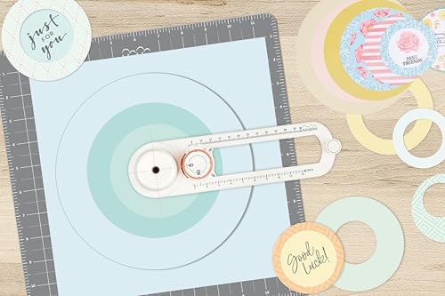BiraBira Circle Cutter with Magnets Cuts Circles from 4 to 12 inches - size: 562-230 Circle Cutter